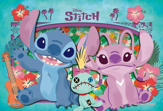 Yanoman Jigsaw Puzzle Precious Fantasy / Stitch (Lilo & Stitch) (70 Pieces) 