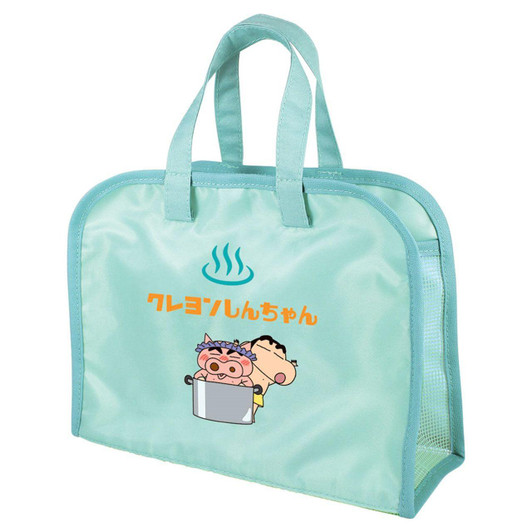  T's Factory Crayon Shin-Chan Spa Bag Bathhouse Shin-Chan / Green 