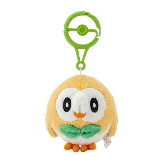 Pokemon Center Original Mascot With Carabiner Rowlet