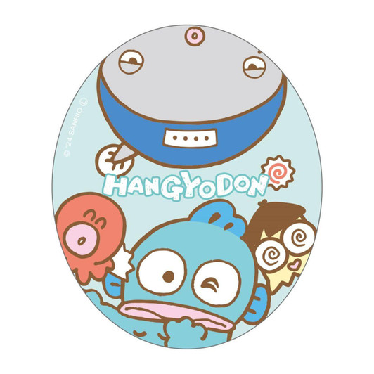  T's Factory Sanrio Pita Pera Sticker Everyone Together / Hangyodon 