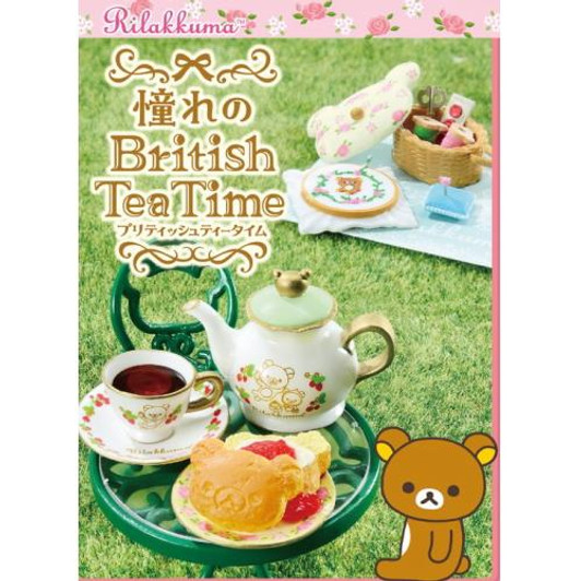  Re-ment Rilakkuma British Tea Time 8pcs Complete Box (San-X) 