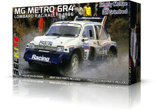 Platz 1/24 MG Metro 6R4 1986 RAC Rally Plastic Model