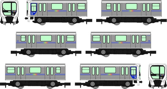  Tomytec New Transit Yurikamome Series 7300 6 Cars Set (N scale) 