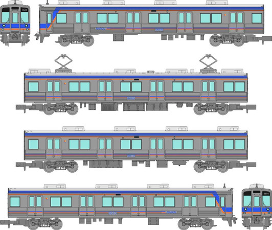  Tomytec Nankai Electric Railway Series 9000 4 Cars Set A (N scale) 
