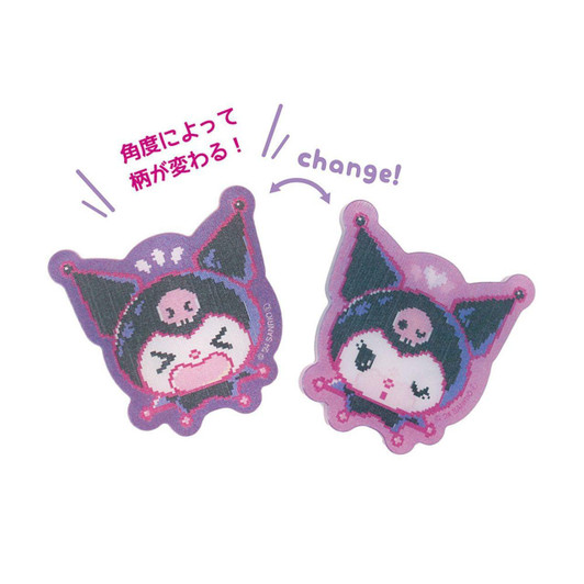 T's Factory Kuromi / Changing Acrylic Sticker Face 
