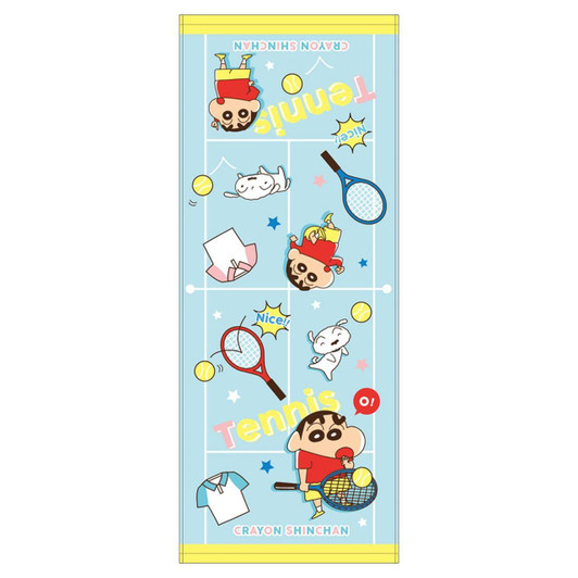  T's Factory Crayon Shinchan Club Activity Face Towel Tennis Club 