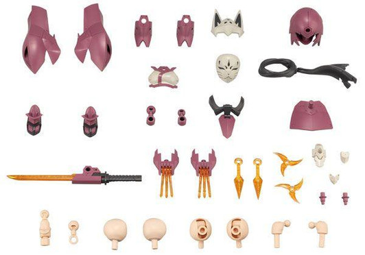  Kotobukiya Megalomaria Unlimited Universe - Metamorphose Unit Exarmor Ninja Fox Plastic Model 