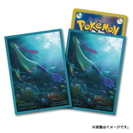 Pokemon Center Original Pokemon Card Game TCG Deck Sleeves Premium Gloss Milotic