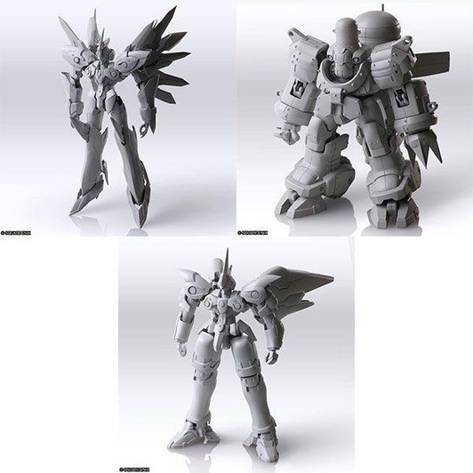  Square Enix Xenogears: Structure Arts 1/144 Scale Plastic Model Kit Series Vol.3 Complete 3 Type BOX 