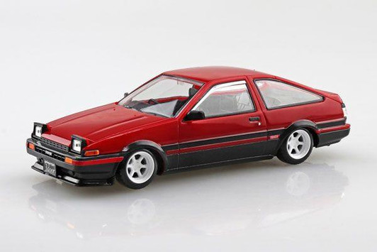  Aoshima RakuPla Snap Kit No.11CU-RB Toyota Sprinter Trueno Custom (High Flash Two-Tone) Plastic Model 