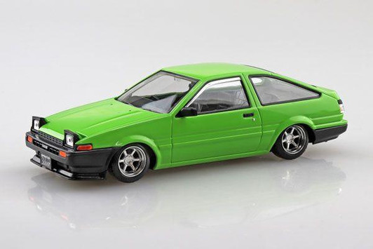  Aoshima RakuPla Snap Kit No.11CU-GN Toyota Sprinter Trueno Custom (Green) Plastic Model 
