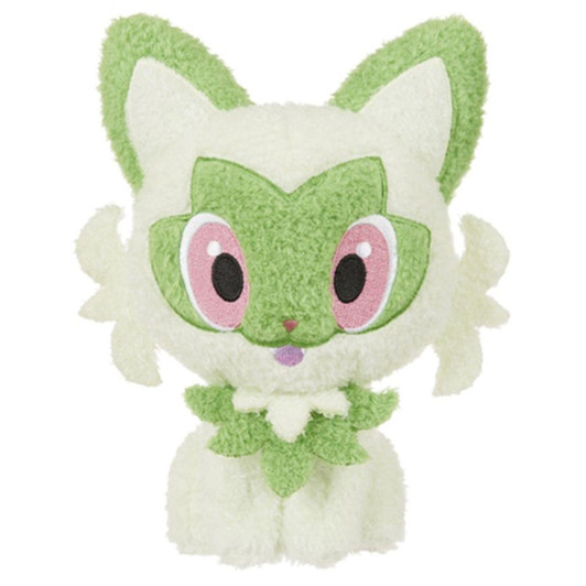  Sekiguchi Pokemon Sprigatito Mokomoko Puchi Plush 