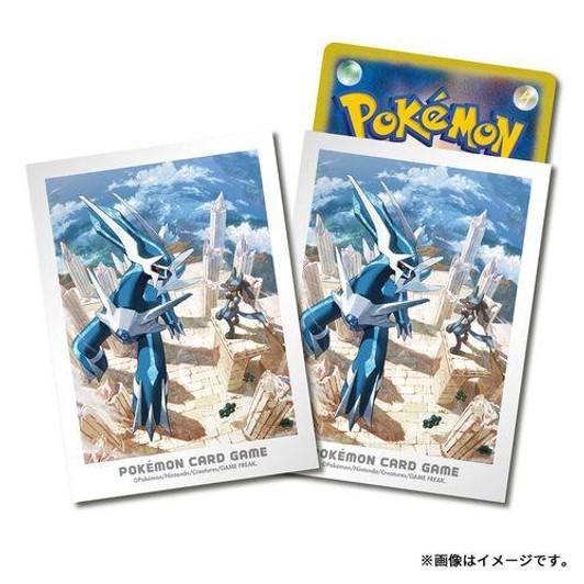 Pokemon Center Original Pokemon TCG Deck Sleeves Sinnoh Adventure Dialga & Lucario