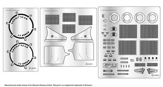  Platz 1/12 Formula Series McLaren MP4/4 1988 World Champion Detail-up Parts 