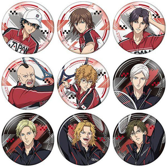  Movic The Prince of Tennis II Chara Badge Collection (9 Pack Box) 