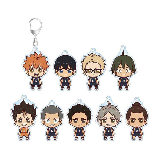  arma bianca Haikyuu!! Acrylic Keychain ver.A (Set of 9) 