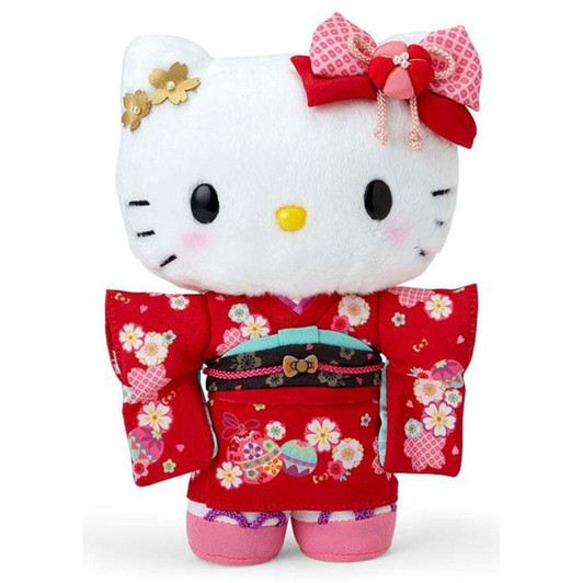  Sanrio Hello Kitty Kimono Plush Toy 