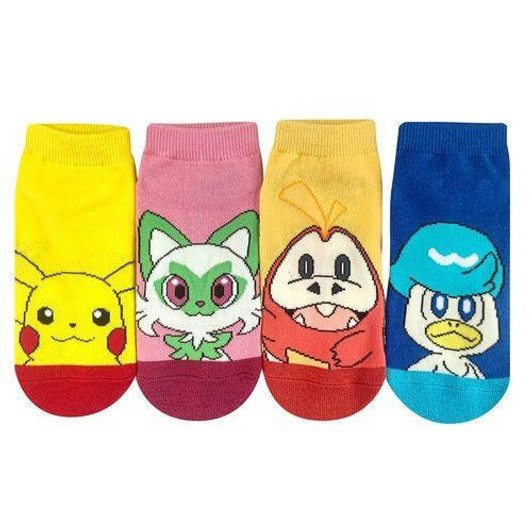 Pokemon Center Original Pokemon Center Character Socks 4P Bundle A Women's (23-25cm)