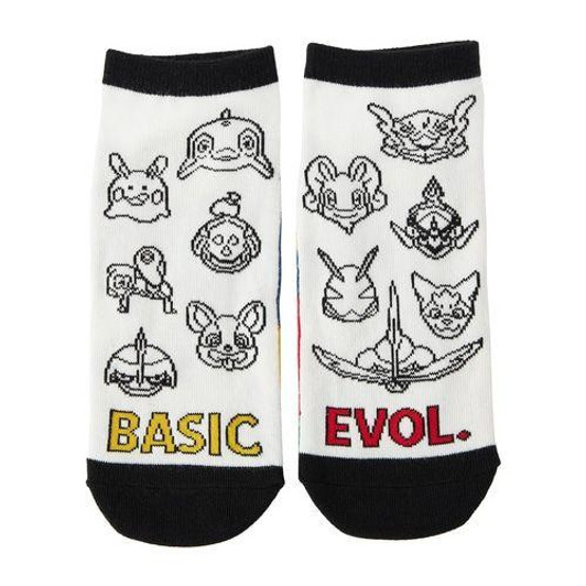Pokemon Center Original Short Socks Secret Of Might (23-25 cm) / (25-27 cm)