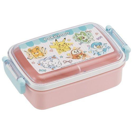 Pokemon Center Original Pokemon Center Popping Up Antibacterial Dishwasher-Safe Fluffy Lid Tight Lunch Box Rectangular 