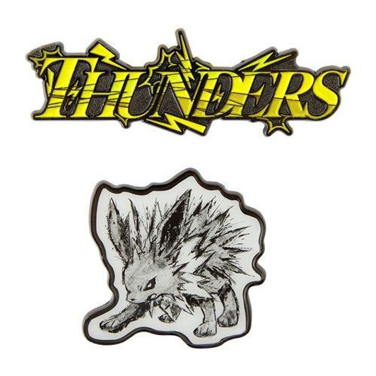 Pokemon Center Original Pins Set Thunders