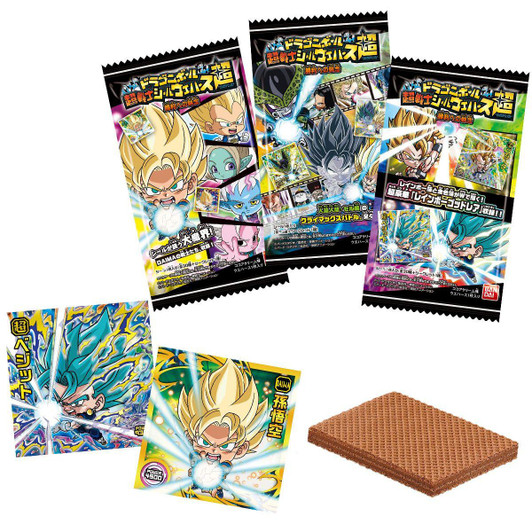  Bandai Candy Dragon Ball Super Senshi Sticker Collection: The Determination to Win 20pcs Box 