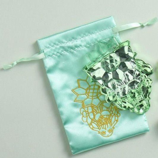Pokemon Center Original Pokemon Accessory  Die-Cut Glitter Mirror  Grass Terastal Leafeon