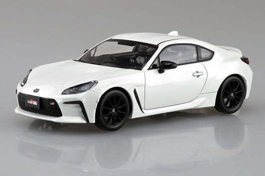  Aoshima RakuPla Snap Kit No.10-CW Toyota GR86 2021 (Crystal White Pearl) Plastic Model 