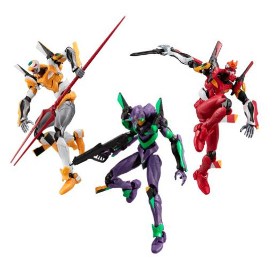  Bandai Candy EVA-FRAME-DX: Evangelion New Theatrical Edition 3pcs Box 