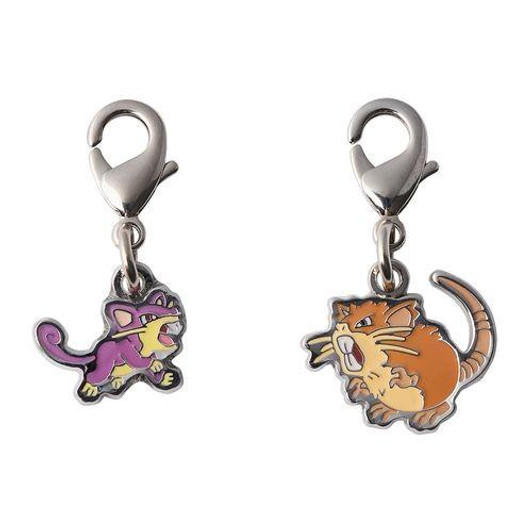 Pokemon Center Original National Pokedex Metal Charm 019- 020