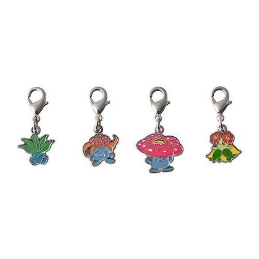 Pokemon Center Original National Pokedex Metal Charm 043- 044- 045- 182