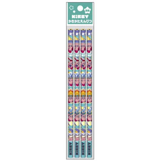  Showa Note Kirby Of The Stars Writing Pencil 2B 4-Pack 