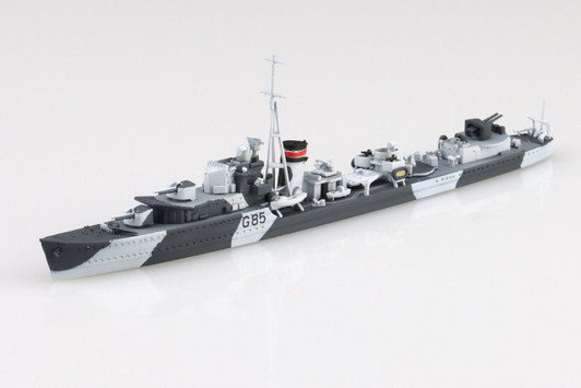  Aoshima Waterline 1/700 British Destroyer Jupiter Plastic Model 