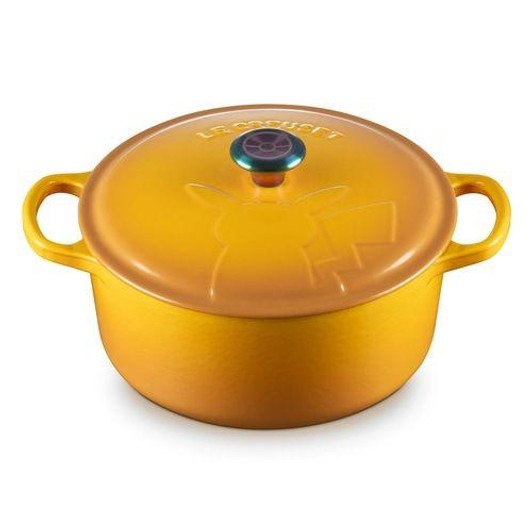 Pokemon Center Original Pokemon Center [Le Creuset] Signature Cocotte Ronde 22cm Nectar (Iridescent Knob)