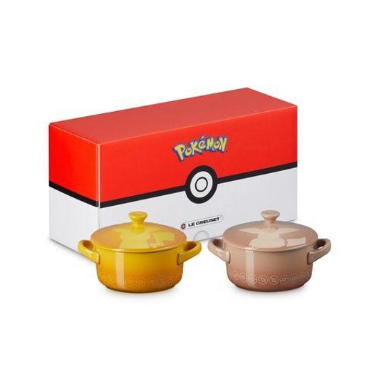 Pokemon Center Original Pokemon Center [Le Creuset] Mini Cocotte (Set of 2) Pikachu / Eevee 