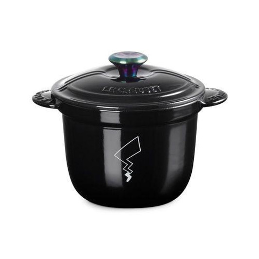 Pokemon Center Original Pokemon Center [Le Creuset] Cocotte Every 18 Shiny Black (Iridescent Knob)