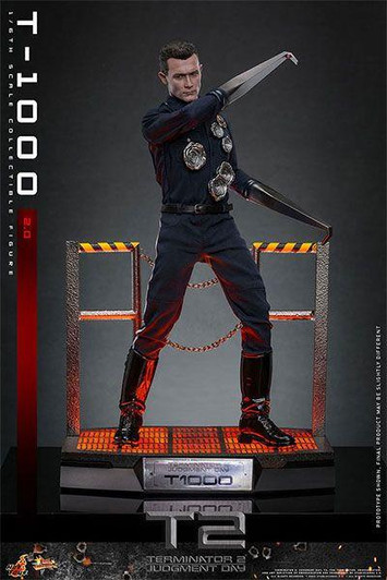  Hot Toys Movie Masterpiece: Terminator 2 Judgement Day - T-1000 (Version 2.0) 1/6 Scale Figure 