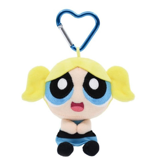  Bandai Powerpuff Girls Carabiner Attached Plush MC Bubbles 