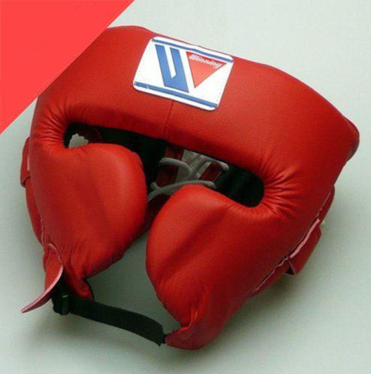 Winning Boxing Headgear FG-2900 Size M Face Guard Type Red (Made in Japan)