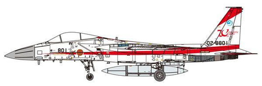  Fine Molds 1/72 Aircraft "Special Marking" JASDF F-15J Fighter Air Development and Test Wing [ASDF Founding 70th Anniversary Livery] Plastic Model 