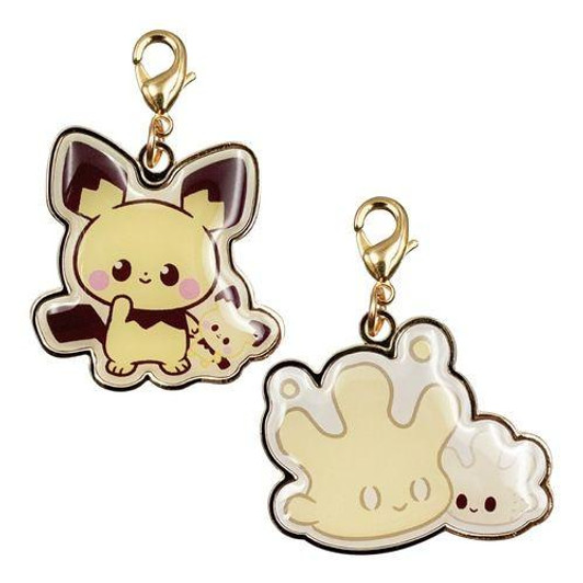 Pokemon Center Original Pokemon Center Metal Charm Set Pichu & Milcery
