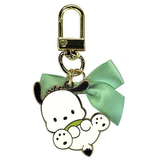  T's Factory Sanrio Ribbon Metal Key Holder Pochacco 