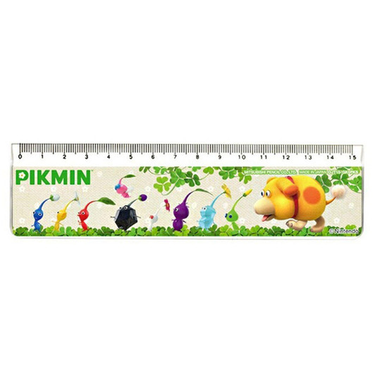  Mitsubishi Pencil Pikmin Ruler 15 Cm 24 