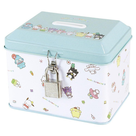  T's Factory Sanrio Lockable Tin Bank Yuruuto Mini 