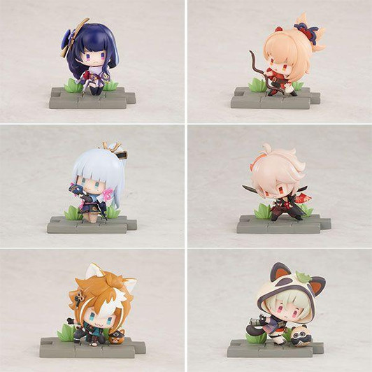  Tokyo Figure miHoYo: Genshin Impact - Heros on the Battlefield Trading Figures Inazuma Part 6Pack BOX 