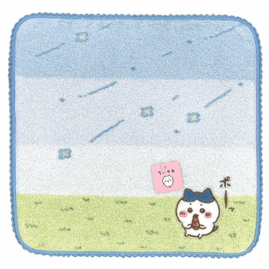  Towel Museum Chiikawa Towel Handkerchief Swaying Breeze B 