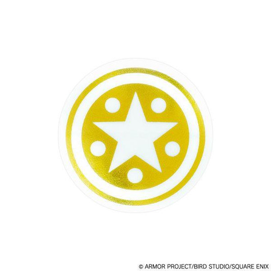  Square Enix Smile Slime Dragon Quest Metallic Diecut Sticker Small Medal 