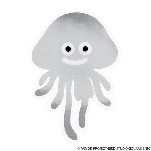  Square Enix Smile Slime Dragon Quest Metallic Diecut Sticker Metal Healslime 