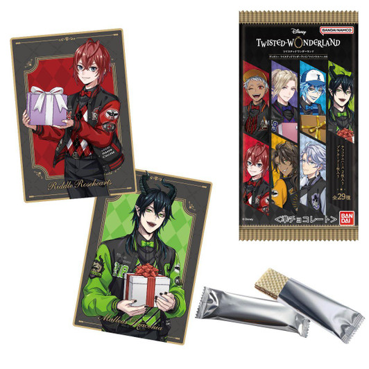  Bandai Candy Disney Twisted Wonderland Metallic Card Collection Vol.6 20pcs Box 