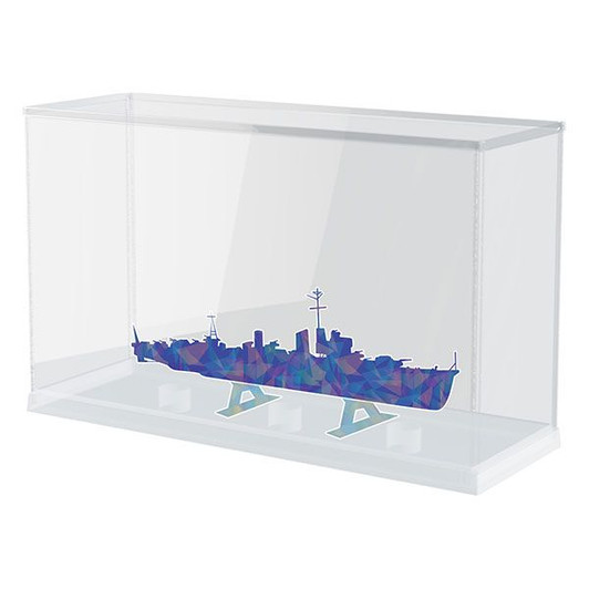 Hobby Base Premium Parts Collection Model Cover Plus Super Long Clear  (46 x 16 x 29)
